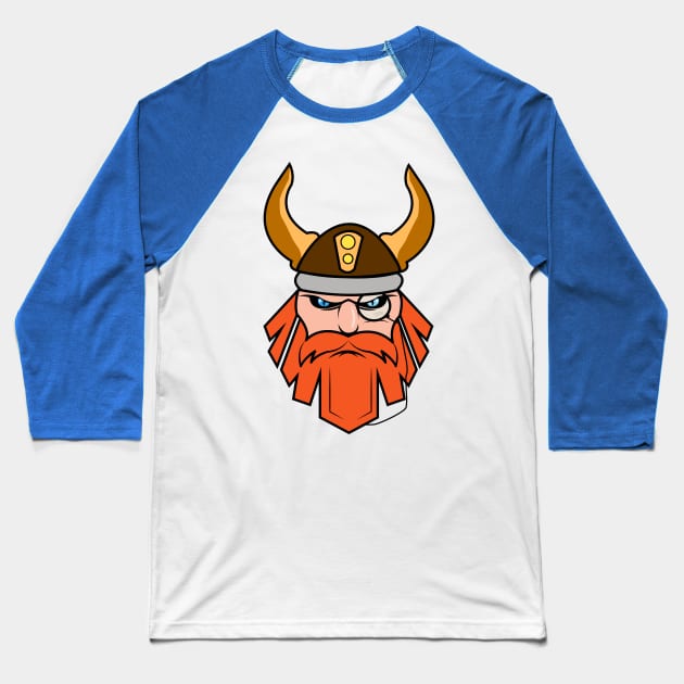 Von Shavingcream Viking Baseball T-Shirt by spiralrewind